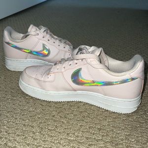 Nike Air Force One baby pink size 7